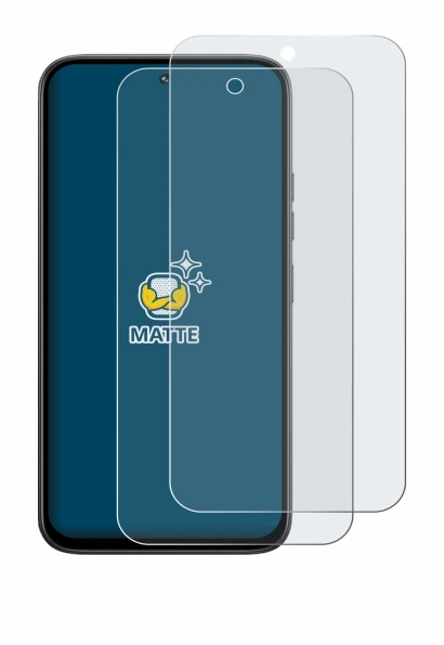 Immagine del dispositivo Tecno Spark 50 4G con un'ampia varietà di protezioni per lo schermo.