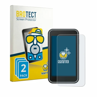 Parte frontale di una confezione del prodotto con il logo del marchio BROTECT. Accanto è raffigurato il dispositivo Shot Scope