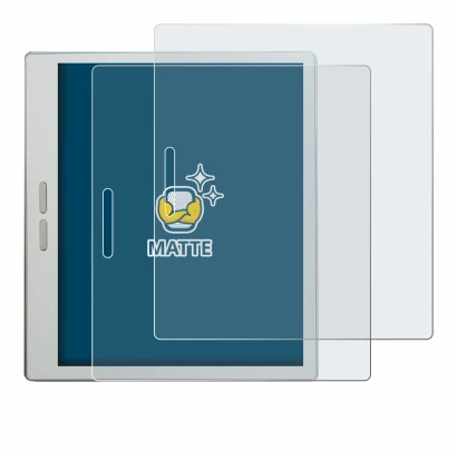 Immagine del dispositivo Bigme B7 Pro con un'ampia varietà di protezioni per lo schermo.