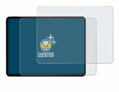 Immagine del dispositivo OnePlus Pad 3 Pro con un'ampia varietà di protezioni per lo schermo.