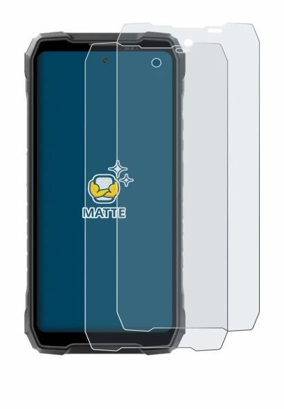 Immagine del dispositivo Blackview Rock 5 con un'ampia varietà di protezioni per lo schermo.