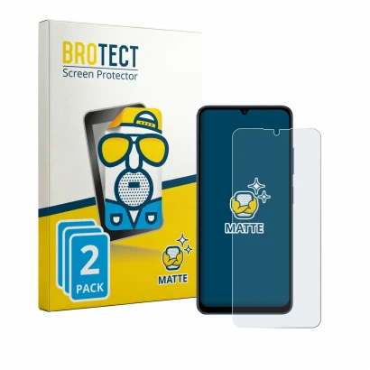 Parte frontale di una confezione del prodotto con il logo del marchio BROTECT. Accanto è raffigurato il dispositivo Lava Bold
