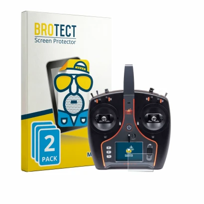 Parte frontale di una confezione del prodotto con il logo del marchio BROTECT. Accanto è raffigurato il dispositivo Spektrum N