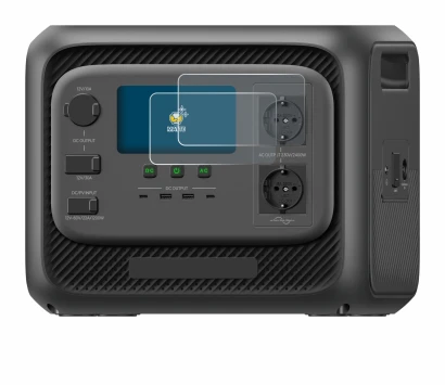 Immagine del dispositivo Bluetti Elite 300 con un'ampia varietà di protezioni per lo schermo.