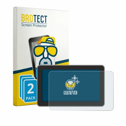 Parte frontale di una confezione del prodotto con il logo del marchio BROTECT. Accanto è raffigurato il dispositivo Bambu Lab