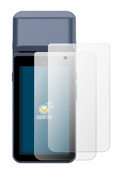 Immagine del dispositivo Pax M9200 con un'ampia varietà di protezioni per lo schermo.