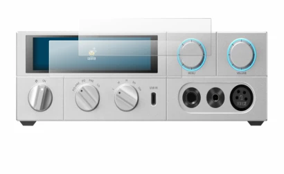 Immagine del dispositivo FiiO K15 con un'ampia varietà di protezioni per lo schermo.