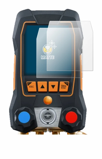 Immagine del dispositivo Testo 558s con un'ampia varietà di protezioni per lo schermo.