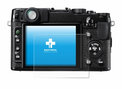 Immagine del dispositivo Fujifilm FinePix X10 con un'ampia varietà di protezioni per lo schermo.