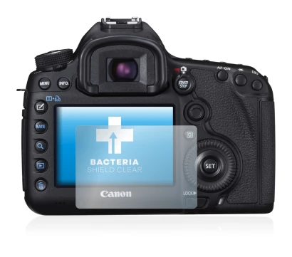 Immagine del dispositivo Canon EOS 5D Mark III con un'ampia varietà di protezioni per lo schermo.