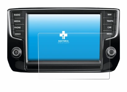 Immagine del dispositivo Volkswagen Passat 2015 Discover Pro 8" 2014 con un'ampia varietà di protezioni per lo schermo.