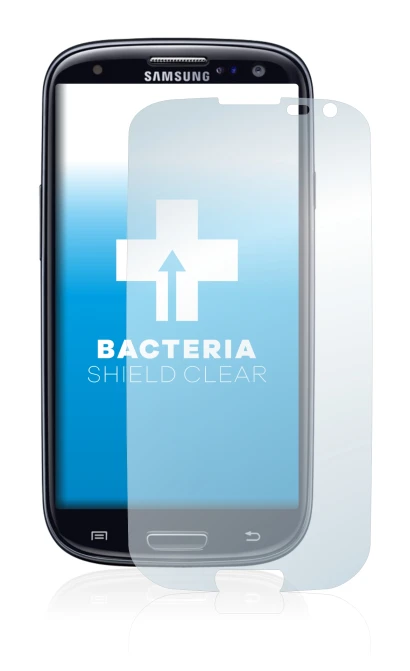 Immagine del dispositivo Samsung Galaxy S3 Neo I9300I con un'ampia varietà di protezioni per lo schermo.