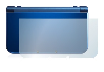 Immagine del dispositivo Nintendo New 3DS XL (abitazioni) con un'ampia varietà di protezioni per lo schermo.