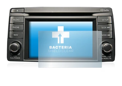 Immagine del dispositivo Mazda CX-5 2012-2014 Infotainment System con un'ampia varietà di protezioni per lo schermo.