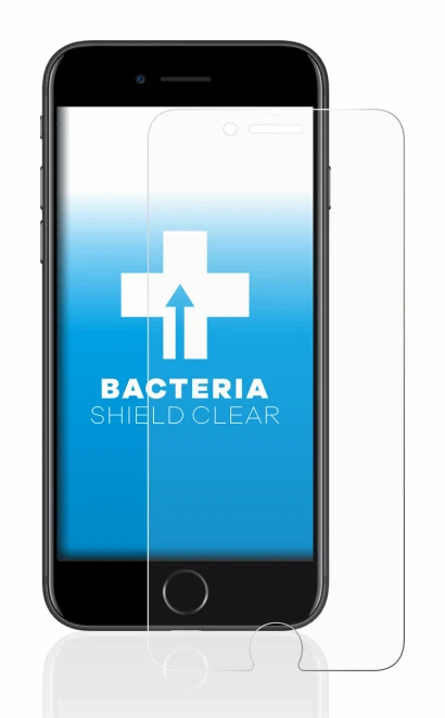 Immagine del dispositivo Apple iPhone 7 con un'ampia varietà di protezioni per lo schermo.