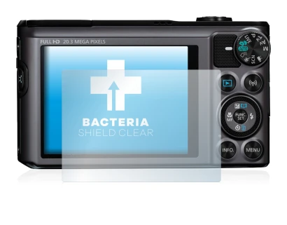 Immagine del dispositivo Canon PowerShot SX720 HS con un'ampia varietà di protezioni per lo schermo.