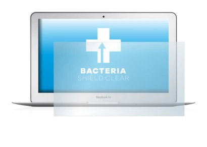 Immagine del dispositivo Apple MacBook Air 11" (Inizio 2015) con un'ampia varietà di protezioni per lo schermo.