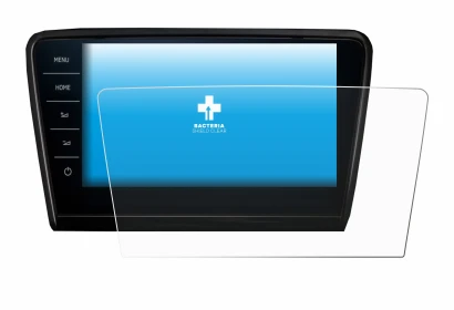 Immagine del dispositivo Skoda Octavia 2017 Infotainment System Columbus con un'ampia varietà di protezioni per lo schermo.