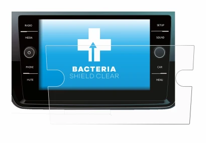 Immagine del dispositivo Volkswagen Polo 2018 Composition Media 8" 2017 con un'ampia varietà di protezioni per lo schermo.