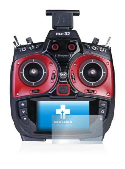 Immagine del dispositivo Graupner MZ-32 (3.Gen) con un'ampia varietà di protezioni per lo schermo.