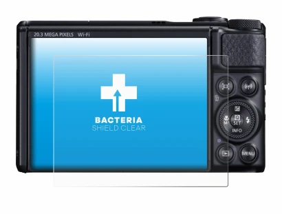 Immagine del dispositivo Canon PowerShot SX740 HS con un'ampia varietà di protezioni per lo schermo.