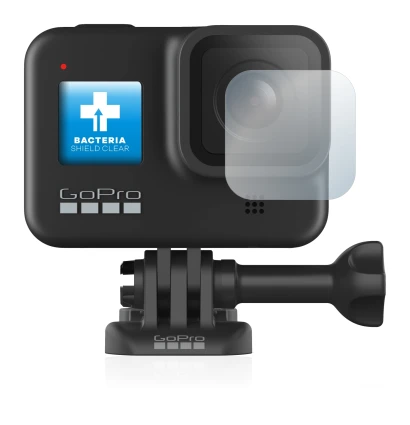 Immagine del dispositivo GoPro Hero 8 Black (Lente) con un'ampia varietà di protezioni per lo schermo.