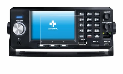 Immagine del dispositivo Uniden SDS200E con un'ampia varietà di protezioni per lo schermo.