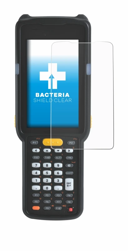 Immagine del dispositivo Zebra MC330L con un'ampia varietà di protezioni per lo schermo.