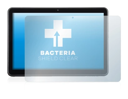 Immagine del dispositivo Wortmann Terra Pad 1006 con un'ampia varietà di protezioni per lo schermo.