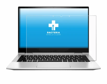 Immagine del dispositivo HP EliteBook x360 830 G8 con un'ampia varietà di protezioni per lo schermo.