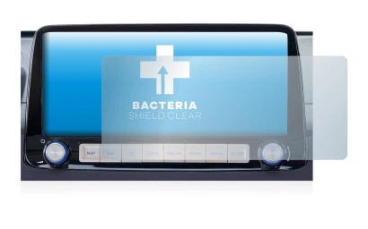 Immagine del dispositivo Hyundai Kona 2020 Infotainment System 10" con un'ampia varietà di protezioni per lo schermo.