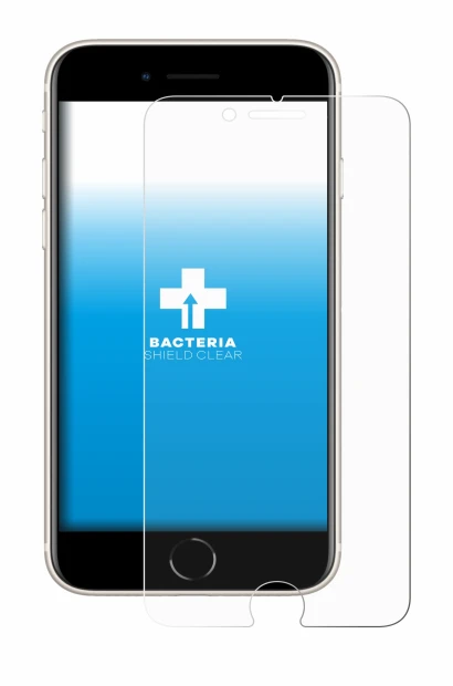 Immagine del dispositivo Apple iPhone SE 3 2022 con un'ampia varietà di protezioni per lo schermo.