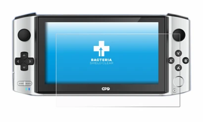 Immagine del dispositivo GPD Win 3 con un'ampia varietà di protezioni per lo schermo.