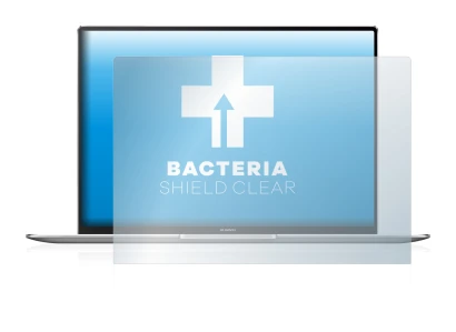 Immagine del dispositivo Huawei MateBook X Pro 2021 con un'ampia varietà di protezioni per lo schermo.