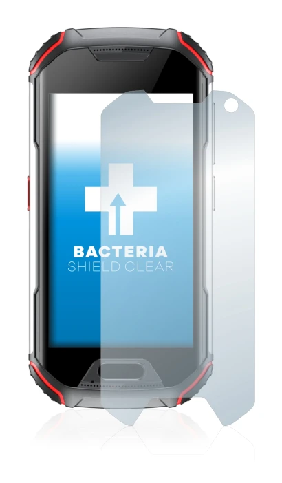 Immagine del dispositivo Unihertz Atom XL con un'ampia varietà di protezioni per lo schermo.