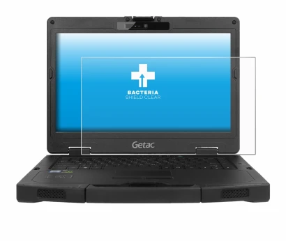 Immagine del dispositivo Getac S410 con un'ampia varietà di protezioni per lo schermo.