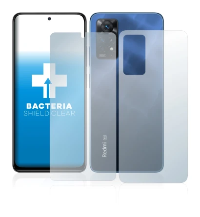 Immagine del dispositivo Xiaomi Redmi Note 11 Pro 5G (Fronte+Retro) con un'ampia varietà di protezioni per lo schermo.