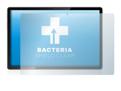 Immagine del dispositivo Blackview Tab 12 con un'ampia varietà di protezioni per lo schermo.