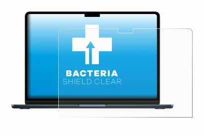 Immagine del dispositivo Apple MacBook Air 13" M2 2022 con un'ampia varietà di protezioni per lo schermo.