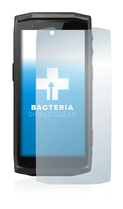 Immagine del dispositivo Crosscall Core-M5 con un'ampia varietà di protezioni per lo schermo.