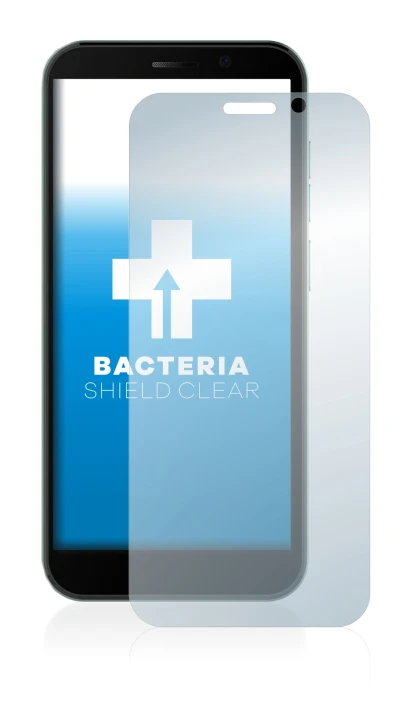 Immagine del dispositivo Doogee X97 Pro con un'ampia varietà di protezioni per lo schermo.