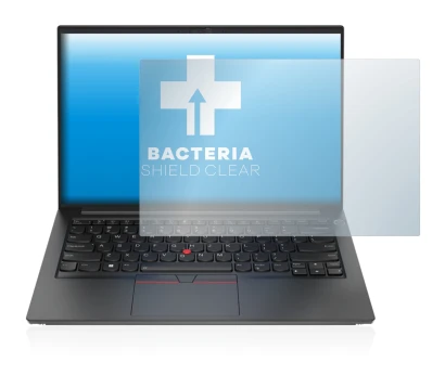 Immagine del dispositivo Lenovo ThinkPad E14 Gen 4 con un'ampia varietà di protezioni per lo schermo.