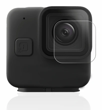 Immagine del dispositivo GoPro Hero 11 mini Lente (Cassa) con un'ampia varietà di protezioni per lo schermo.