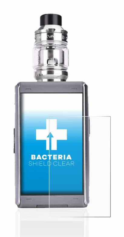 Immagine del dispositivo GeekVape T200 con un'ampia varietà di protezioni per lo schermo.