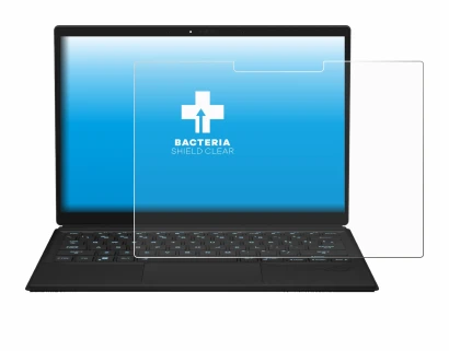 Immagine del dispositivo ASUS ROG Flow Z13 2023 con un'ampia varietà di protezioni per lo schermo.