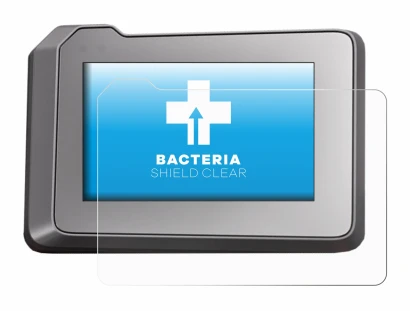 Immagine del dispositivo KTM 1290 Super Duke R 2022 TFT-Display 7" con un'ampia varietà di protezioni per lo schermo.