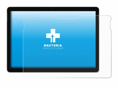 Immagine del dispositivo Microsoft Surface Go 4 con un'ampia varietà di protezioni per lo schermo.