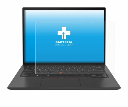 Immagine del dispositivo Lenovo ThinkPad T16 Gen 3 con un'ampia varietà di protezioni per lo schermo.