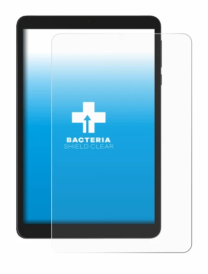 Immagine del dispositivo Doogee T20 Mini con un'ampia varietà di protezioni per lo schermo.