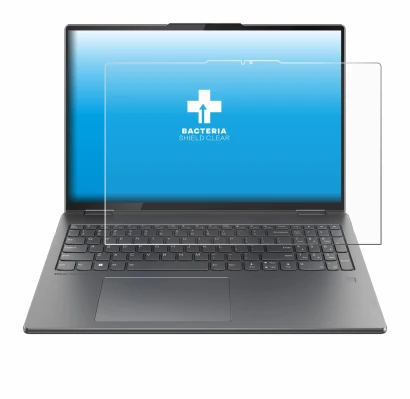Immagine del dispositivo Lenovo Yoga 7i 2-in-1 Gen 9 16" con un'ampia varietà di protezioni per lo schermo.